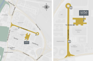 Anfahrtsbeschreibung SITE INTERIORS Unterföhring, Feringastr. 12b